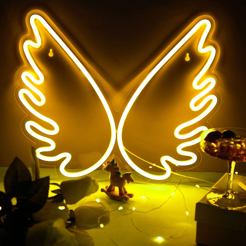 Angyalszárny neon