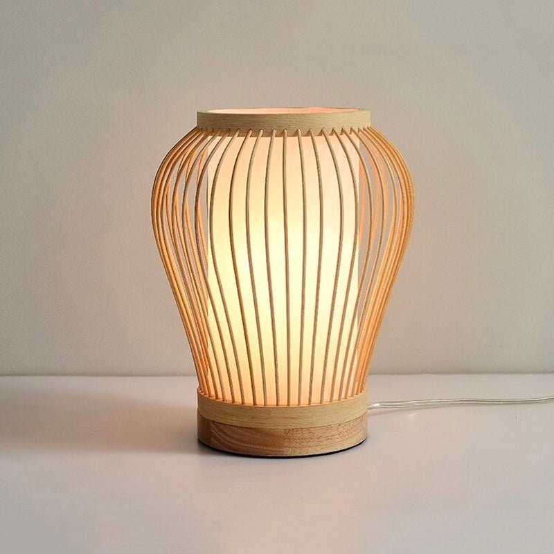 Bambusz lampion éjjeli lámpa