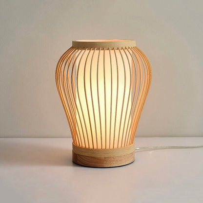 Bambusz lampion éjjeli lámpa