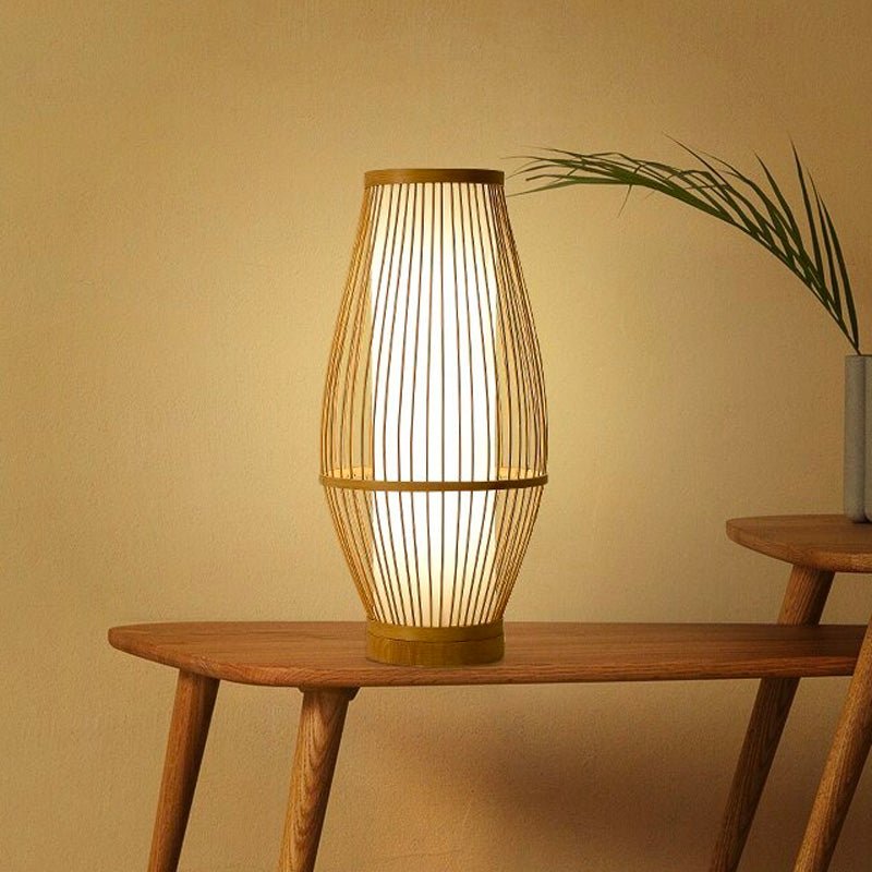 Bambusz lampion éjjeli lámpa