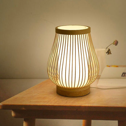 Bambusz lampion éjjeli lámpa