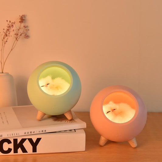 Cica éjszakai lámpa