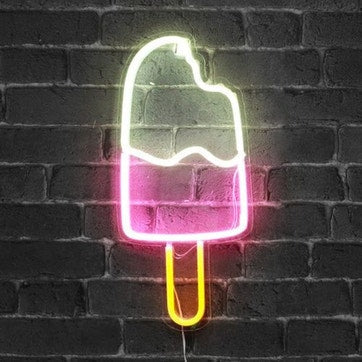 Fagylalt neon lámpa