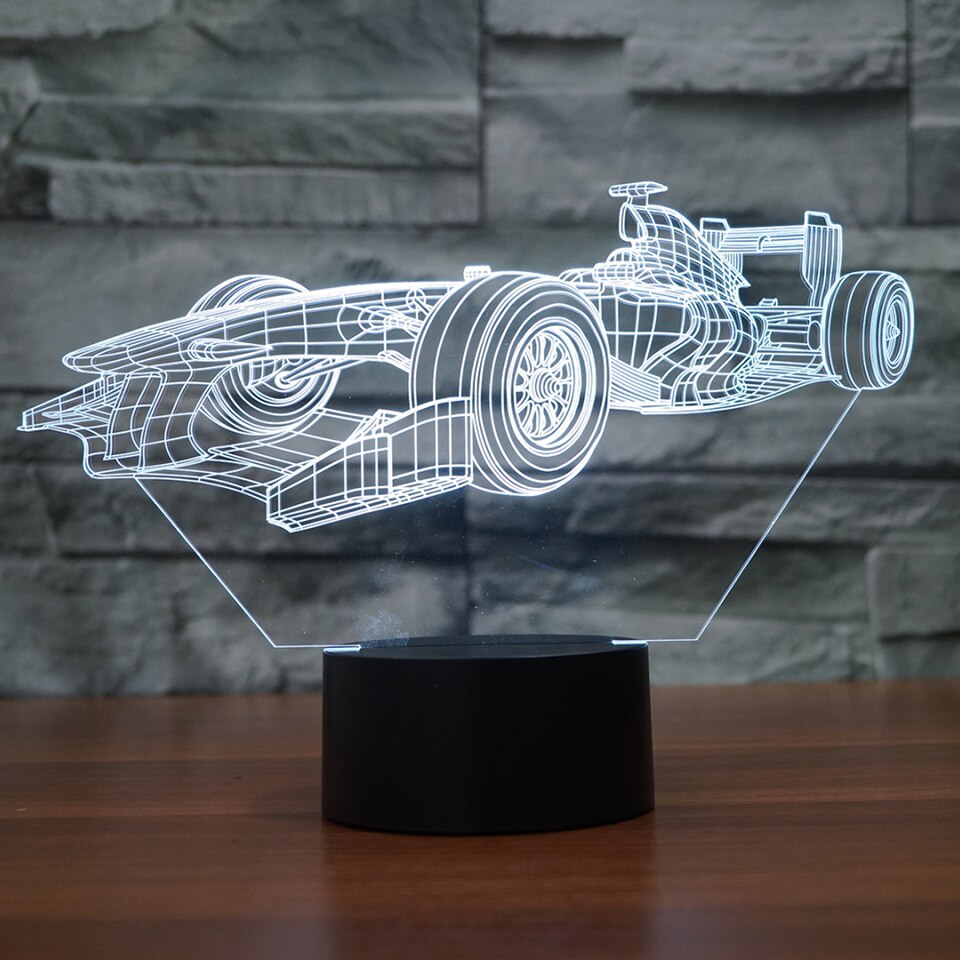 Forma-1 3D lámpa