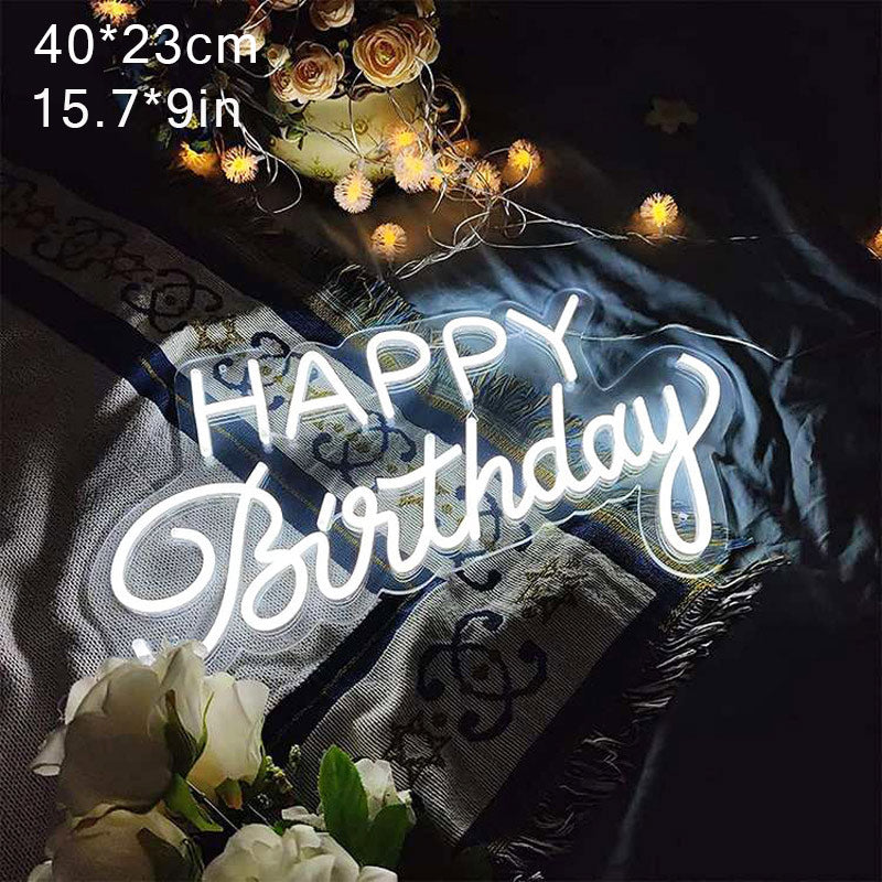Happy Birthday neon
