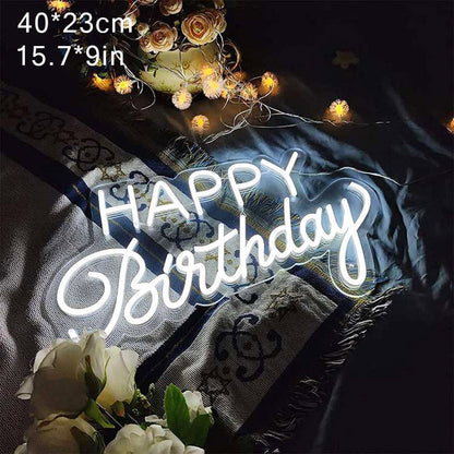 Happy Birthday neon
