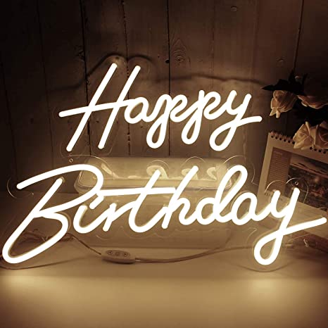 Happy Birthday neon