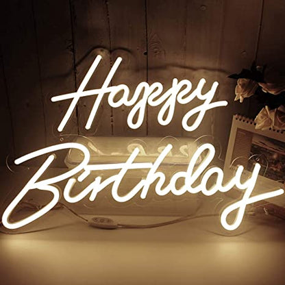 Happy Birthday neon