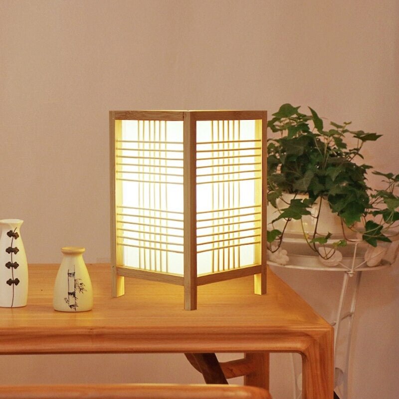Japán szögletes éjjeli lámpa