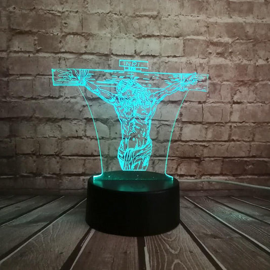 Jézus 3D lámpa