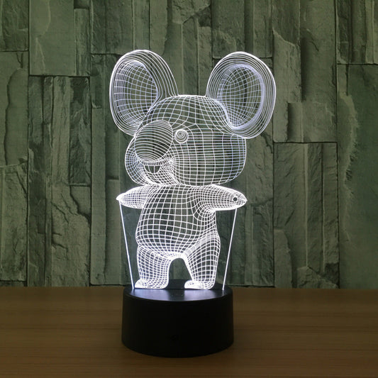 Koala 3D lámpa