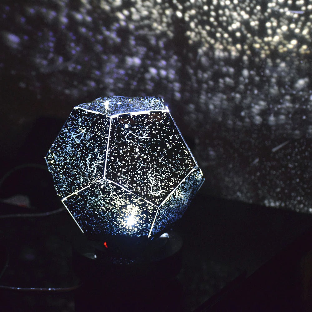 LED csillagos égbolt projektoros éjjeli lámpa
