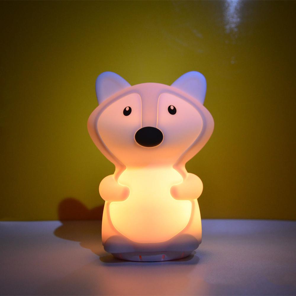 LED-es róka éjszakai lámpa