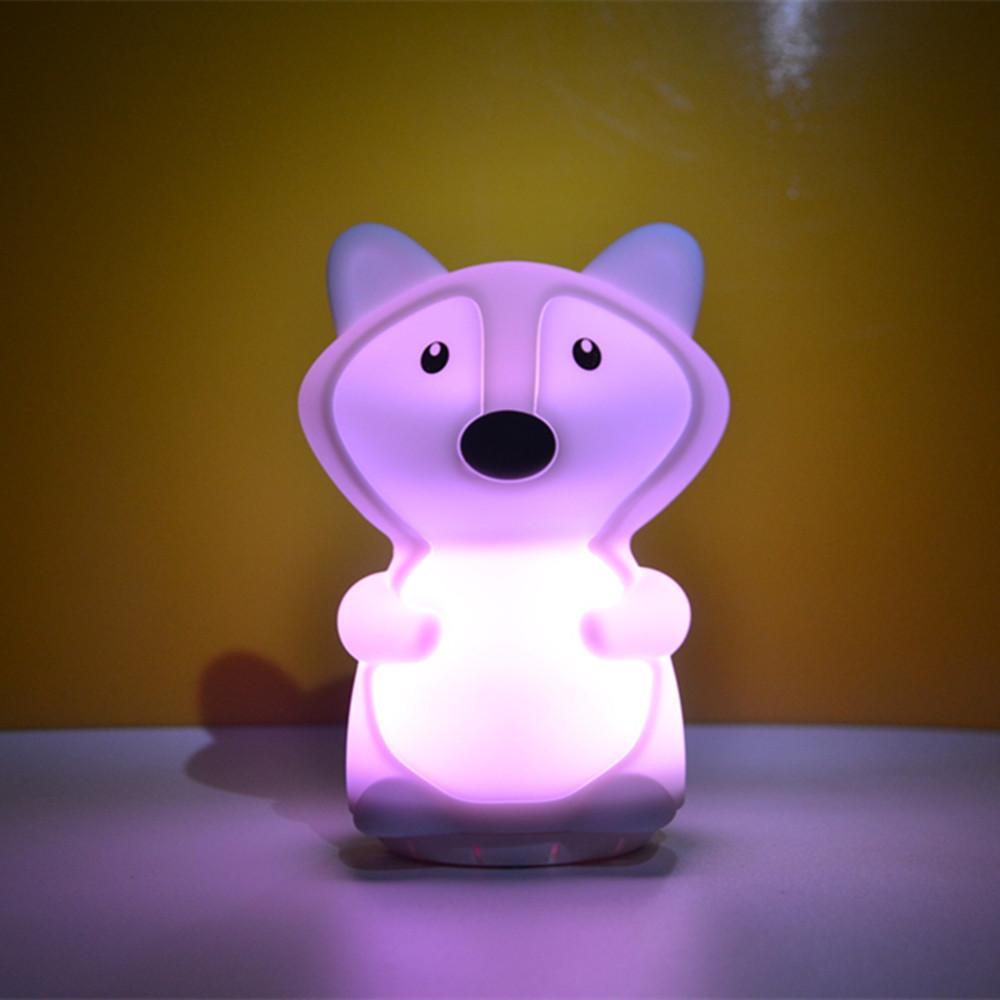 LED-es róka éjszakai lámpa