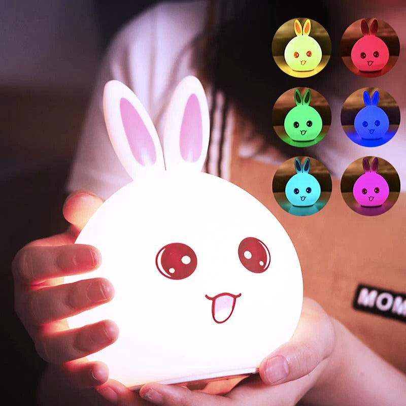 LED nyuszi éjszakai lámpa