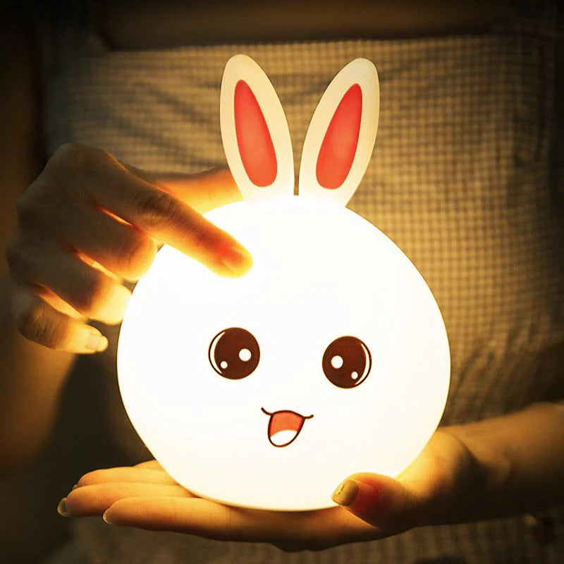 LED nyuszi éjszakai lámpa
