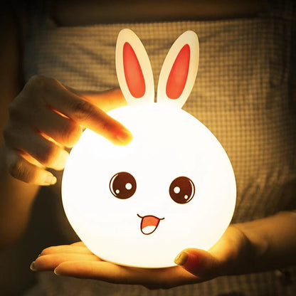 LED nyuszi éjszakai lámpa