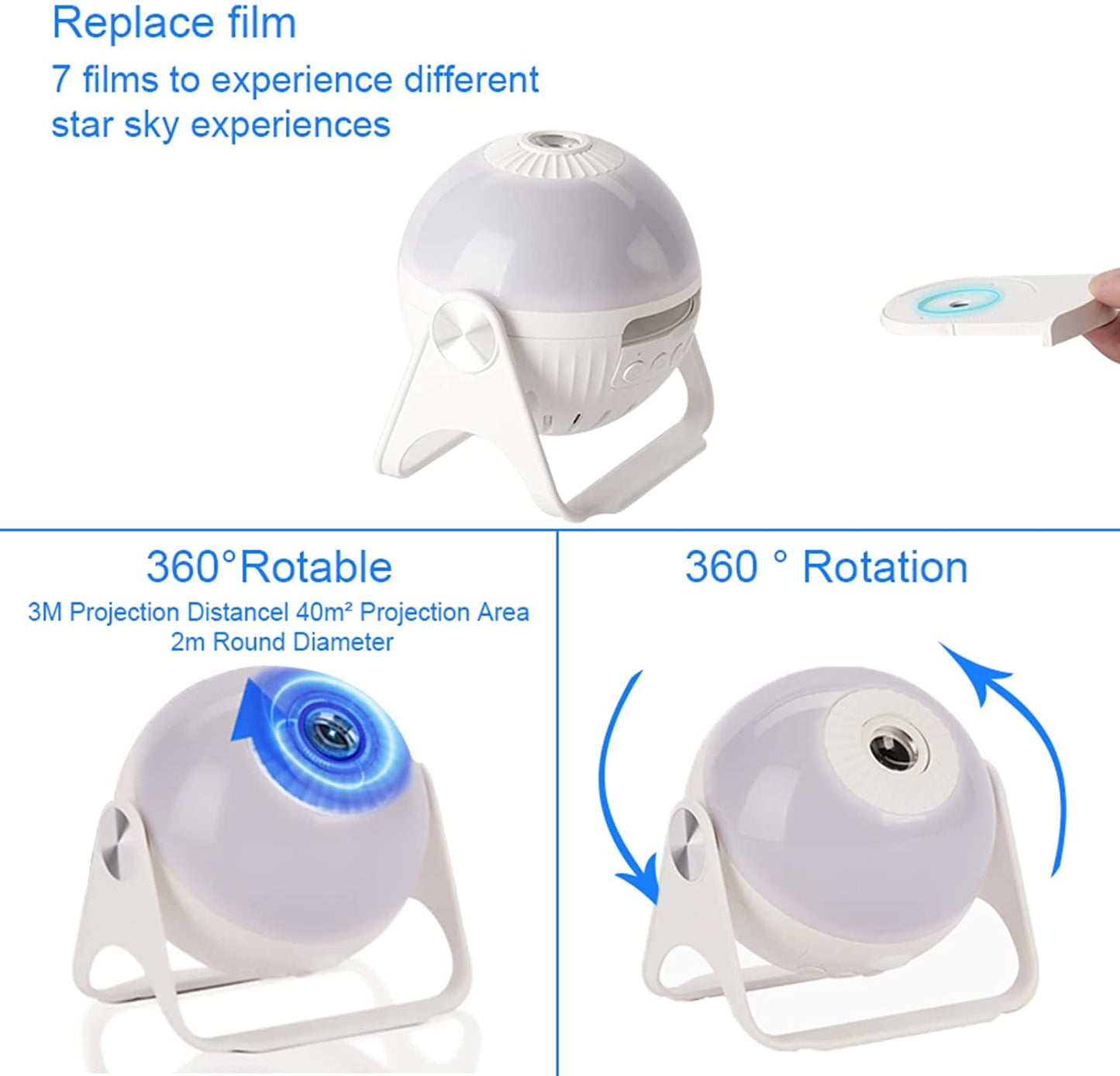 LED projektoros éjszakai lámpa