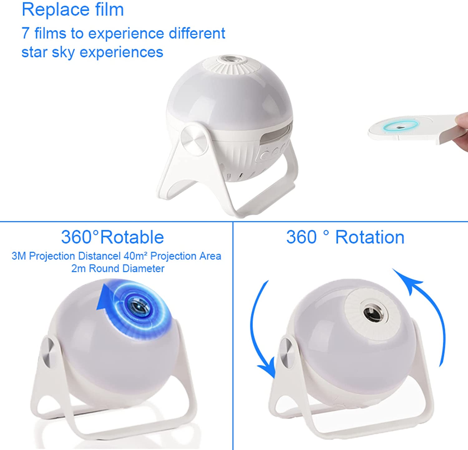 LED projektoros éjszakai lámpa