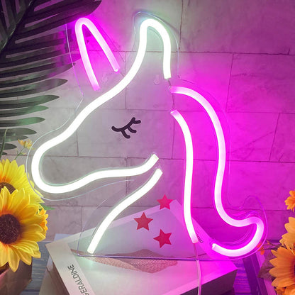 LED unikornis lámpa