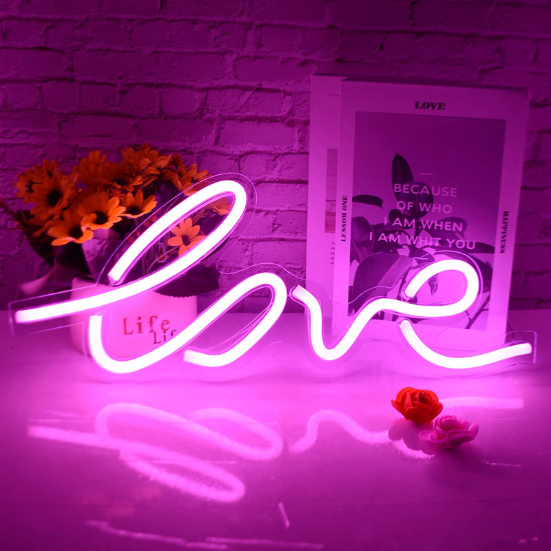 Love neon lámpa