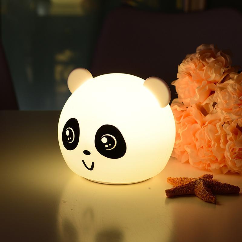 Panda fej éjszakai lámpa