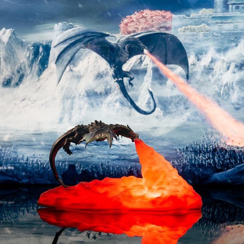 Sárkány éjszakai lámpa