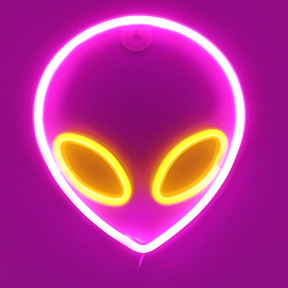 UFO neon