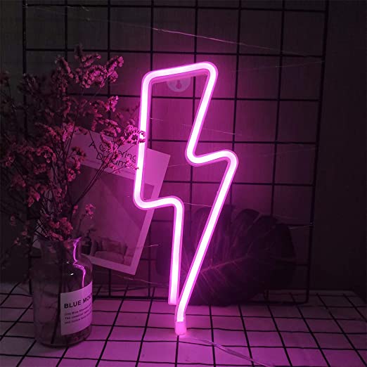 Villám neon lámpa