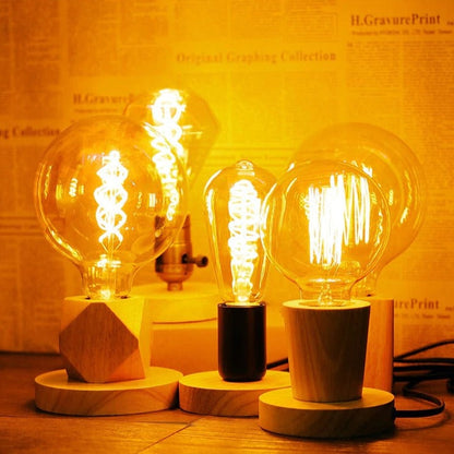Vintage Edison éjjeli lámpa